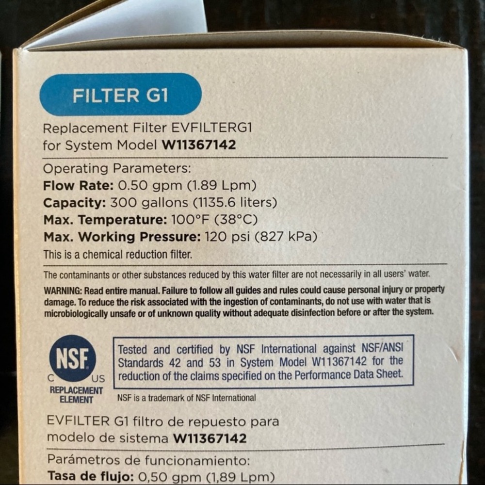 2 Ice & Water Filters Everydrop Value Refrigerator Filter G1 New Old Stock - Picture 11 of 11